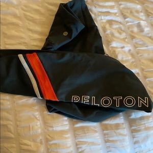 Peloton leggings with stripes